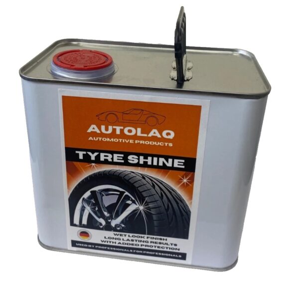 Autolaq Tyre Shine 2.5 Litre Metal Container - Image 3
